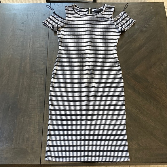 Potters Pot black and grey dress - Picture 1 of 4